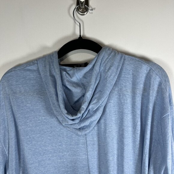 Nike Long Sleeve Hooded Blue‎ Graphic Print Top Drawstring Womens XL Athletic - Picture 8 of 9